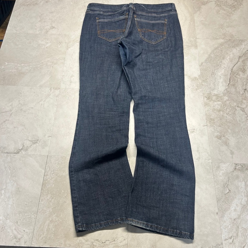 Riders by Lee Bootcut Jeans Dark Wash Women Size 12M Mid Rise Stretch Denim - Picture 9 of 10